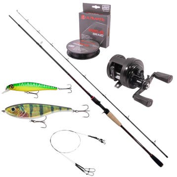 Ultimate Chikara Cast & Jerk Set 2,20m (50-150g), Verzenden, Nieuw