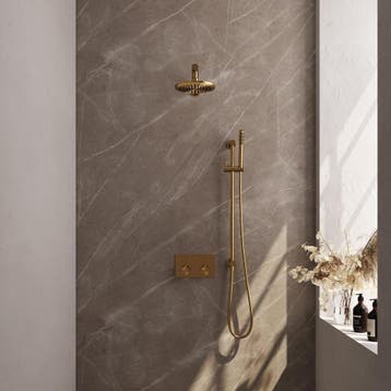 Brauer Gold Edition Thermostatische Regendoucheset Inbouw -, Ophalen of Verzenden, Nieuw
