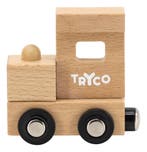 Tryco Houten Naturel Lettertrein - Locomotief, Verzenden, Nieuw
