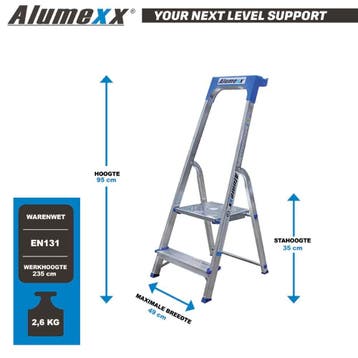 Alumexx ECO huishoudtrap, Doe-het-zelf en Verbouw, Verzenden, Nieuw