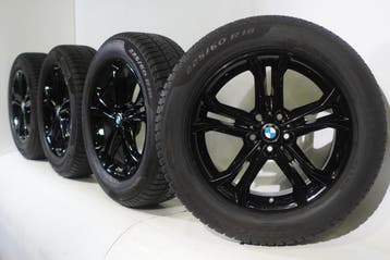 BMW X3 X4 G01 G02 688 18 inch velgen Pirelli Winterbanden Or, 18 inch, Gebruikt, Velg(en), Winterbanden