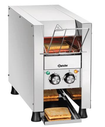 Bartscher Doorlooptoaster | RVS | 655x230x395 mm, Verzenden, Nieuw in verpakking