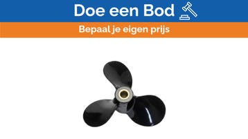 Bieden: Michigan Match 3-Blade Aluminum Boat Propeller 8 1/, Ophalen of Verzenden, Nieuw