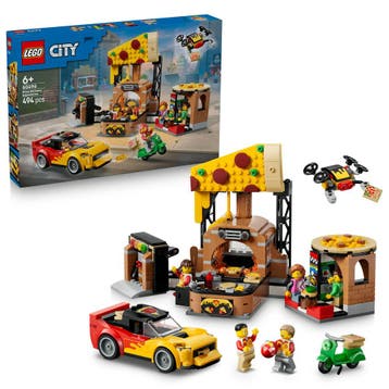 LEGO City - Pizzacentrale met voertuigen 60496, Ophalen of Verzenden, Nieuw