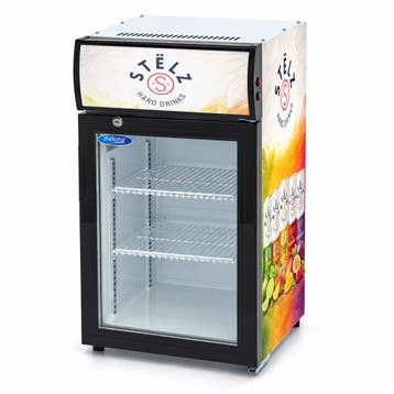STËLZ glasdeurkoelkast 50 liter, Ophalen of Verzenden