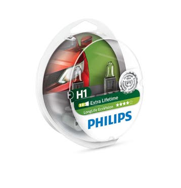 Philips H1 12V - LongLife EcoVision - Set, Auto-onderdelen, Verlichting, Verzenden, Nieuw, Maserati