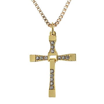 Fako Bijoux - Ketting - Kruis - Kristal - Classic -, Sieraden, Tassen en Uiterlijk, Kettingen, Verzenden, Nieuw