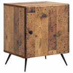 vidaXL Nachtkastje Oud hout 43 x 34,5 x 50 cm Bewerkt hout, Minder dan 45 cm, Verzenden, Nieuw, Minder dan 55 cm