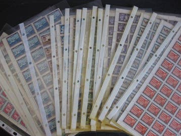 Indonesië - Partij van 27 vellen ( Weense Drukken ), Gestempeld