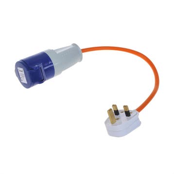 Verloopkabel 40cm  UK stekker naar CEE, Verzenden, Nieuw