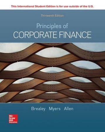 9781260565553 ISE Principles of Corporate Finance, Boeken, Verzenden, Zo goed als nieuw, Richard A. Brealey