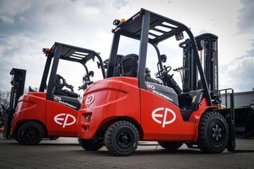 De heftruckspecialist van het Noorden | EP | Li-ion | vanaf:, 3000 tot 4000 kg, Heftruck, Elektrisch, Verzenden
