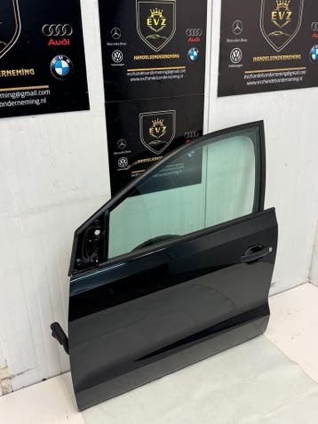 Portier 4-deurs links voor VW Polo 6R bj.2012 zwart/L041, Auto-onderdelen, Gebruikt, Voor, Volkswagen, Deur