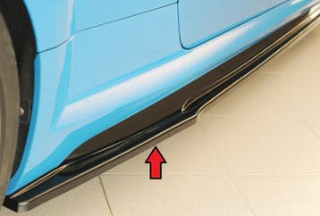 Side skirt aanzetstuk | geschikt voor Audi | TT S-Line / TTS, Verzenden, Nieuw, Audi