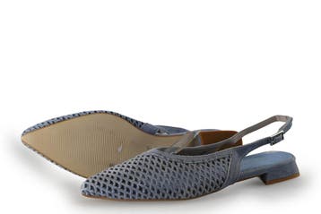 Stefanolauran Slingbacks in maat 38 Blauw, Zo goed als nieuw, Stefanolauran, Verzenden, Blauw