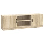 vidaXL TV-kast Sonoma Eiken 150 x 31 x 47 cm Bewerkt hout, Huis en Inrichting, Minder dan 50 cm, Verzenden, Nieuw, Minder dan 100 cm