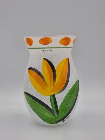 Kosta Boda - Ulrica Hydman-Vallien - Flesvaas - Tulipa -