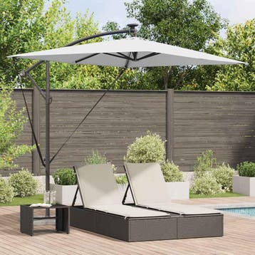 vidaXL Parasol 294 x 200 x 270 cm Polyester en Aluminium, Verzenden, Nieuw, 2 tot 3 meter