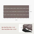 24goodz WPC Terrastegels Houtlook 30x60cm - Duurzaam en Weer, Tuin en Terras, Verzenden