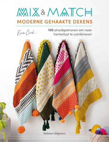 Mix & Match Moderne Gehaakte Dekens | Esme Crick | Nieuw, Ophalen of Verzenden, Nieuw, Esme Crick