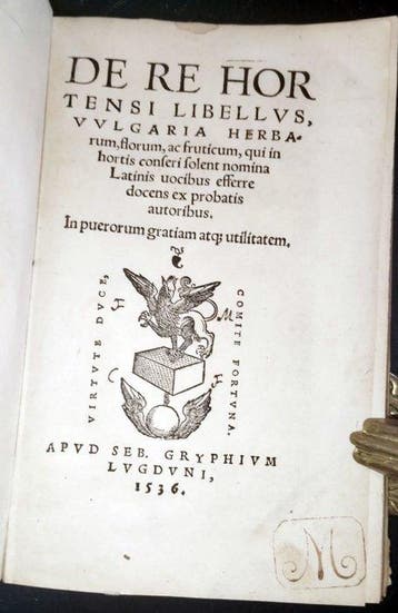 (Estienne, Charles): - De re hortensi libellus. - 1536, Antiek en Kunst, Antiek | Boeken en Bijbels