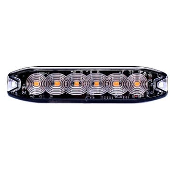 Ultra slim 6-LED Oranje flitser - R65 / R10 certificering, Ophalen of Verzenden