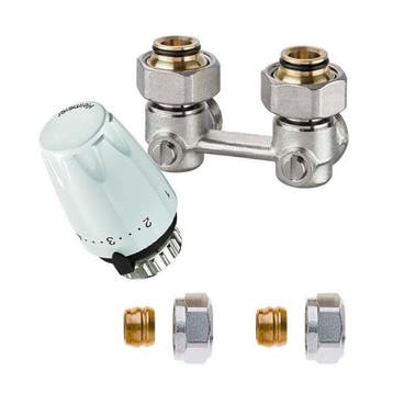 Set haaks 15mm knel - thermostatisch, Verzenden, Nieuw
