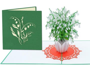 Lelietjes van Dalen - Meiklokje - Vaas met bloemen pop-up..., Verzenden, Nieuw
