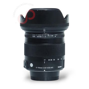 Sigma 17-70mm 2.8-4.0 DC OS HSM Macro Contemporary (Canon..., Ophalen of Verzenden, Zo goed als nieuw, Macrolens