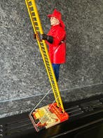 Marx - Climbing Fireman - Opwindbaar blikken speelgoed -, Antiek en Kunst