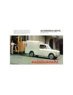1966 AUTOBIANCHI BIANCHINA FURGONCINO BROCHURE NEDERLANDS, Nieuw, Author