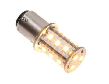 Nautic Led BA15D DUBBEL 10-35VDC 2.6W/25W WW, Ophalen of Verzenden, Nieuw, Zeilboot of Motorboot