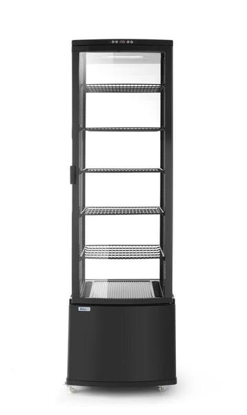 Arktic Koelvitrine | 270L | Zwart | +2°C/+8°C | 6 Niveaus |, Ophalen of Verzenden, Nieuw
