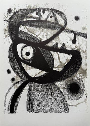 Joan Miro (1893-1983) - Oiseau surréaliste