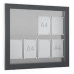 Informatiekast Buiten Draaideur 8x A4 Antracietgrijs, Nieuw in verpakking