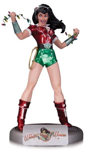 DC Comics Bombshells Statue Wonder Woman Holiday Edition, Ophalen of Verzenden, Nieuw