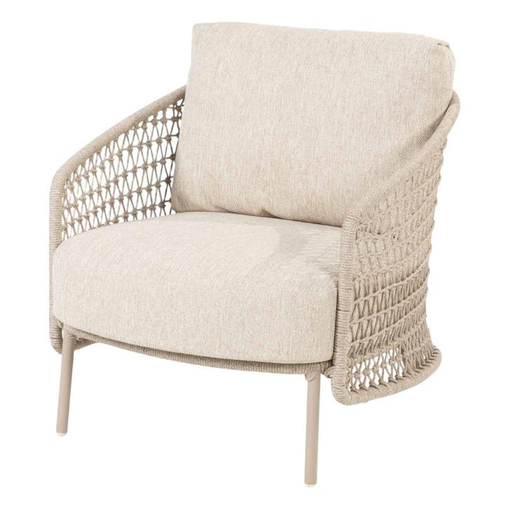 4 Seasons Outdoor Puccini loungestoel incl. 2 kussens -, Tuin en Terras, Tuinstoelen
