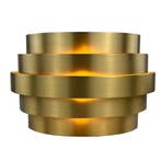 Moderne wandlamp | Messing | Rond | 25cm | G9 fitting, Huis en Inrichting, Ophalen of Verzenden, Nieuw, Metaal, Modern