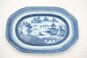 Dienblad - Porselein