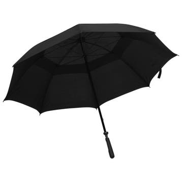 vidaXL Paraplu 130 cm zwart, Verzenden, Nieuw