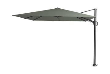 Platinum Challenger parasol T2 - 3x3 m. - Antraciet, Verzenden, Nieuw, Zweefparasol, Kantelbaar