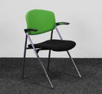 Drabert Conferentiestoel - Zwart / Groen, Huis en Inrichting, Stoelen, Ophalen of Verzenden, Gebruikt