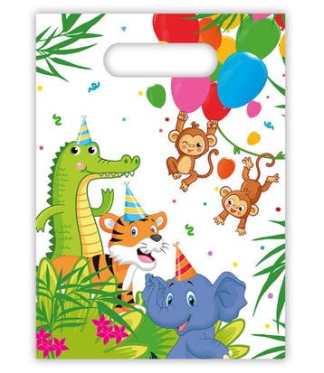 Jungle Dieren Balloons Feestzakjes (6st), Kleding | Dames, Carnavalskleding en Feestkleding, Ophalen of Verzenden, Nieuw