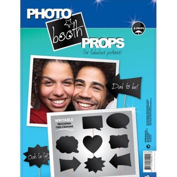 Beschrijfbare oto booth props - Foto props setjes, Hobby en Vrije tijd, Feestartikelen, Ophalen of Verzenden, Nieuw