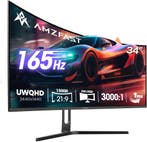 Gaming Monitor - Beeldscherm computer - 34 inch - Curved - 1, Verzenden, Zo goed als nieuw