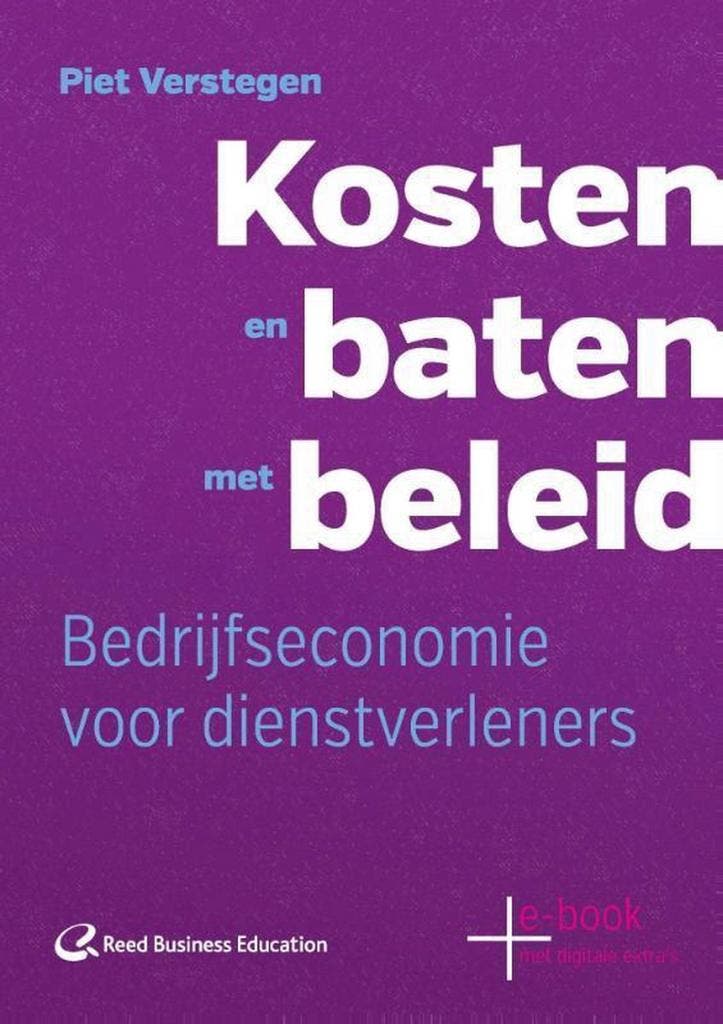 9789035246744 Kosten en baten met beleid | Tweedehands, Boeken, Schoolboeken, Zo goed als nieuw, Verzenden