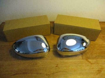Chroom sierlijsten en spiegelkappen Fiat 500, Verzenden, Nieuw, Voor, Fiat