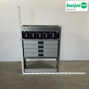 Aluca bedrijfswageninrichting 890x320x1150mm (3167), Auto diversen, Ophalen of Verzenden