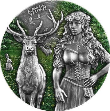 Duitsland. 10 Mark 2023 – Valkyries: Ostara – 2 oz Silver