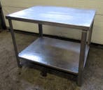 RVS Tafel, Werktafel B100 x D75 x H83cm